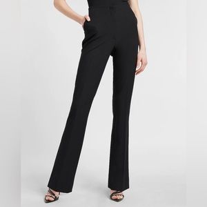 Express Supersoft Twill Boot High Rise dress pants